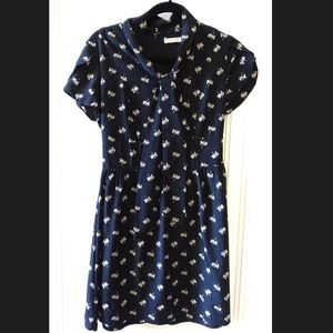 Tulle Neck Tie Daisy Dress